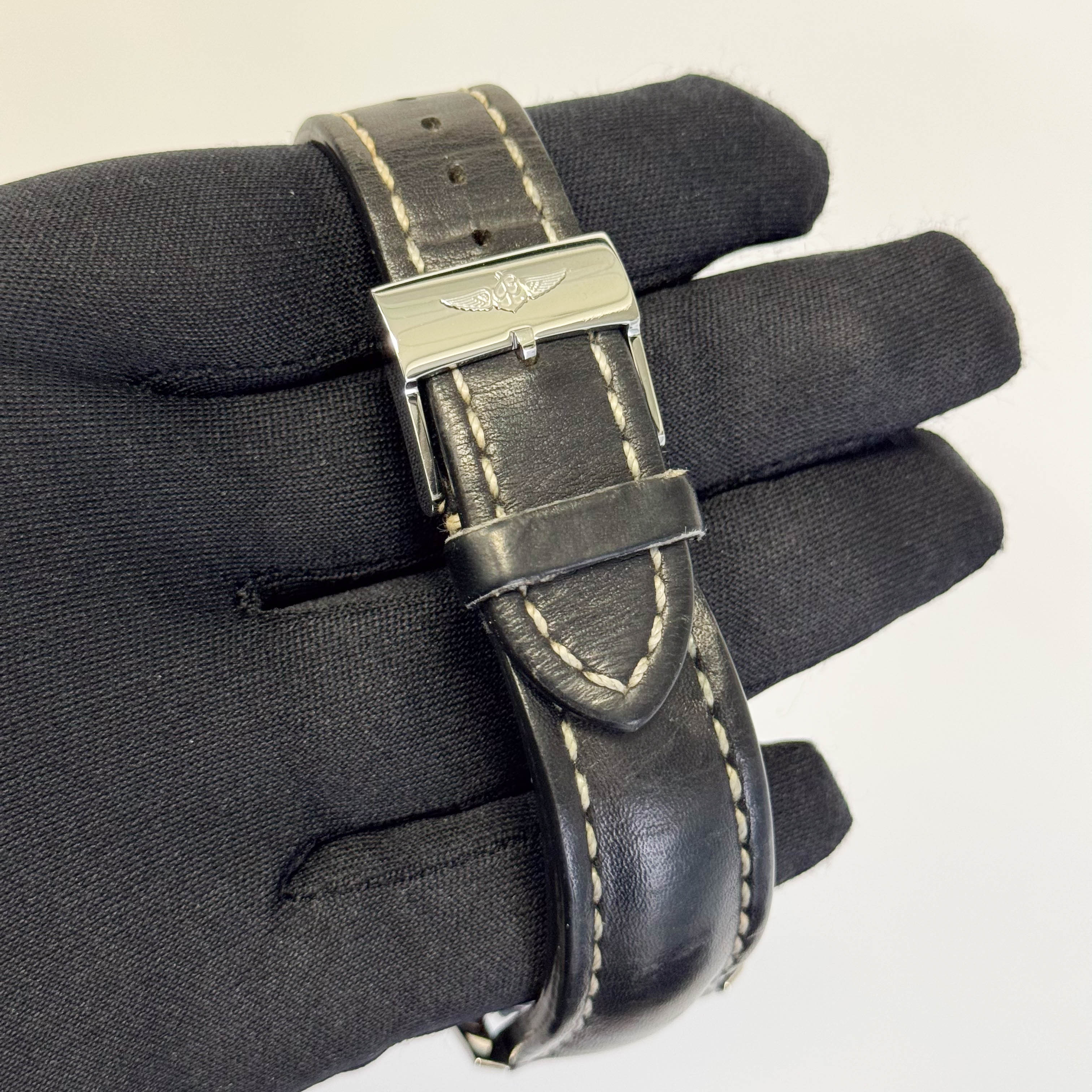 Breitling Navitimer 46mm Black Dial Watch Ref# AB0127 - Happy Jewelers Fine Jewelry Lifetime Warranty