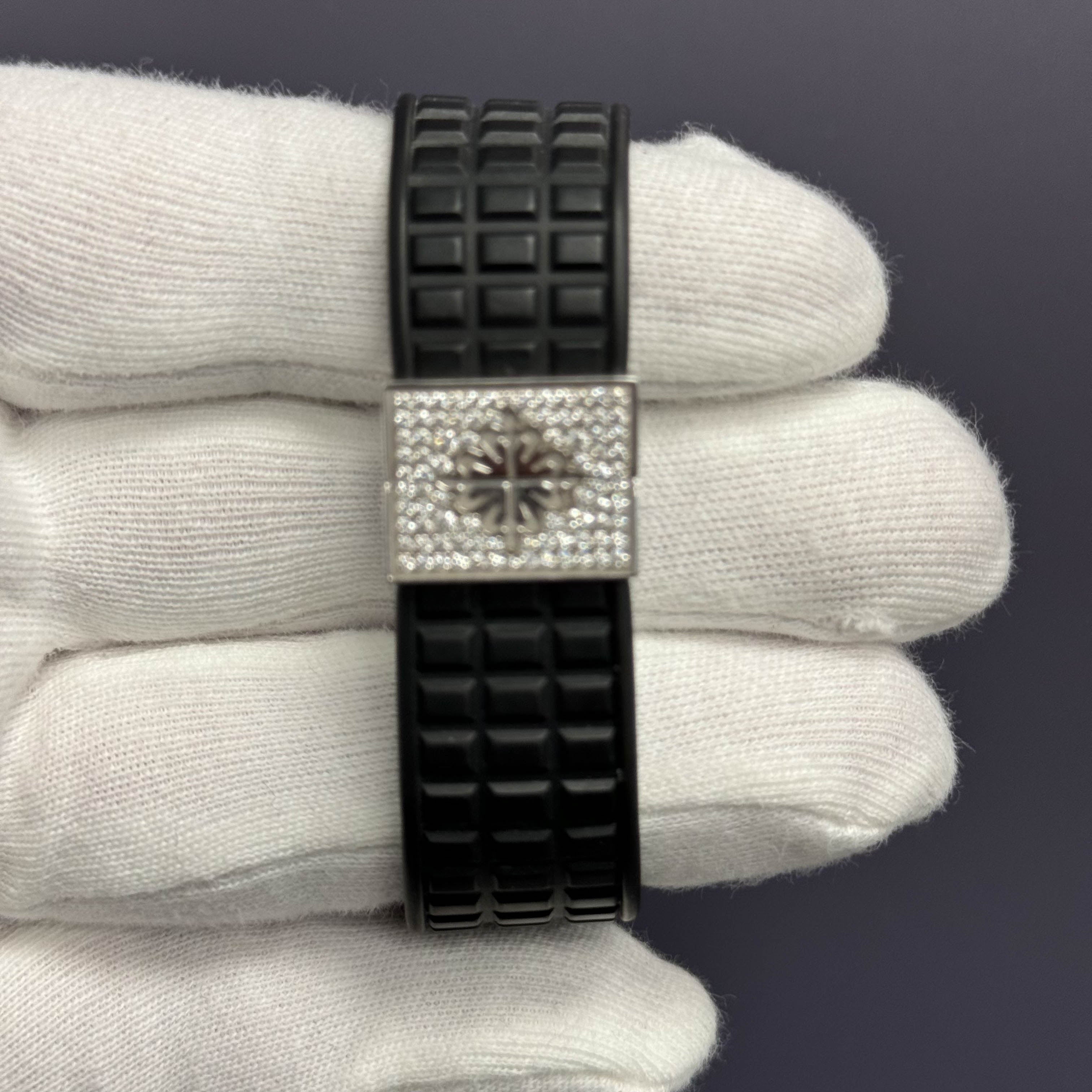 Patek Phlippe Aquanaut Luce 35.2mm Black Dial Ref# 5069G-001 - Happy Jewelers Fine Jewelry Lifetime Warranty