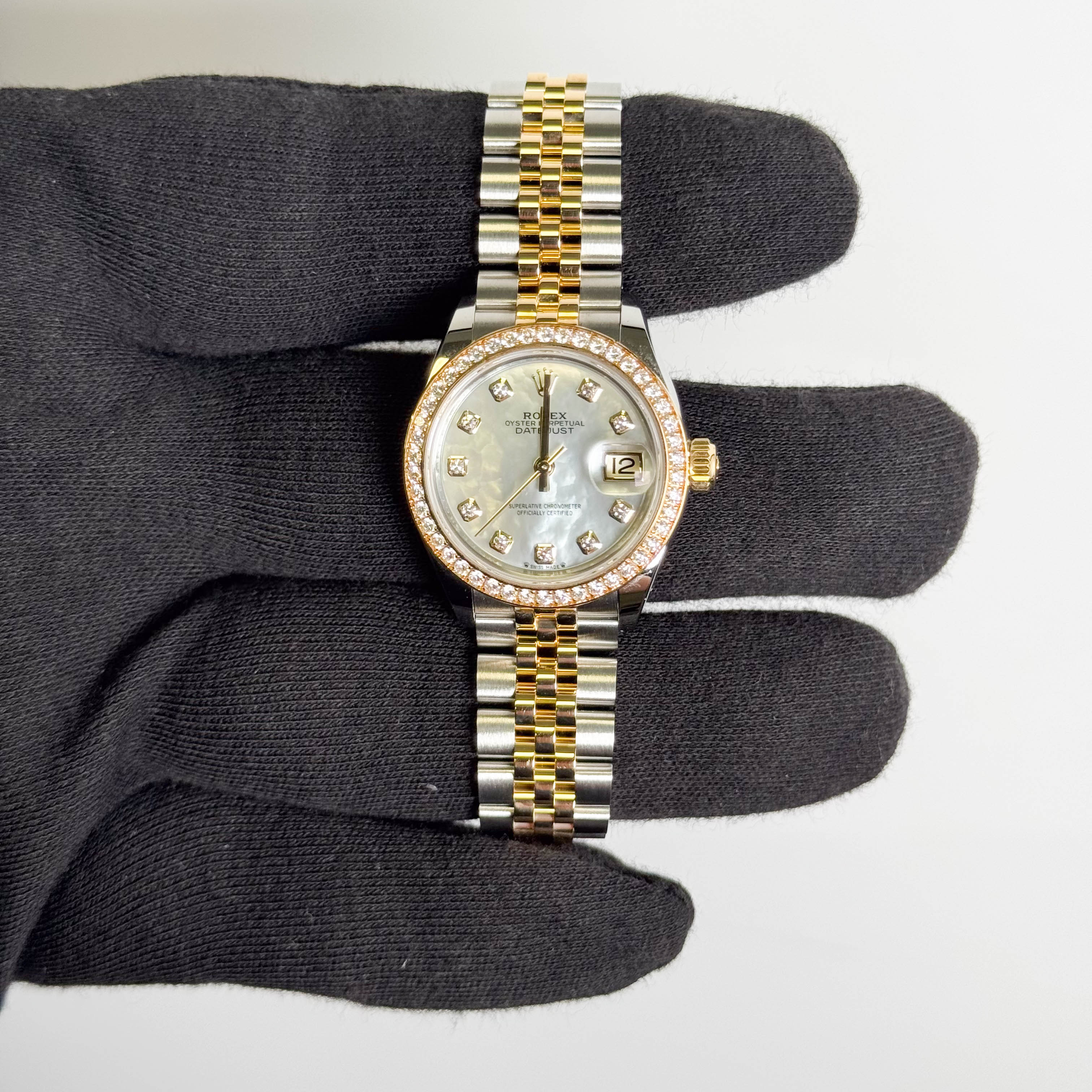 Rolex Datejust 31mm Mother Of Pearl Dial Watch Ref # 279383RBR