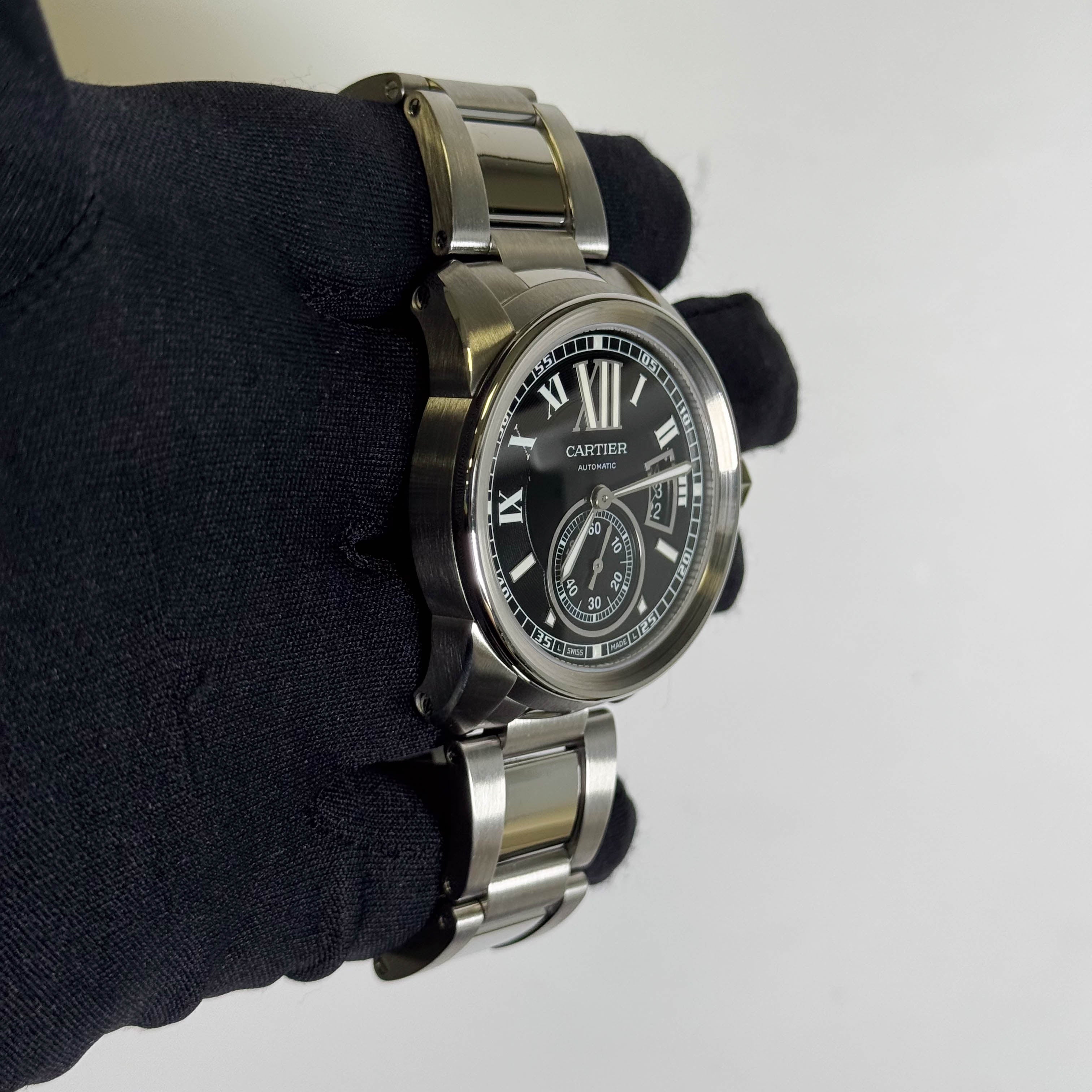 Cartier Calibre 42mm Black Dial Watch Ref# W7100016