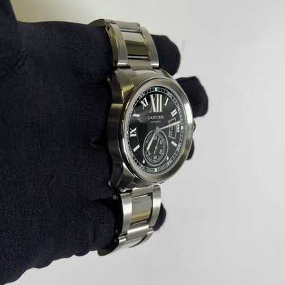 Cartier Calibre 42mm Black Dial Watch Ref# W7100016