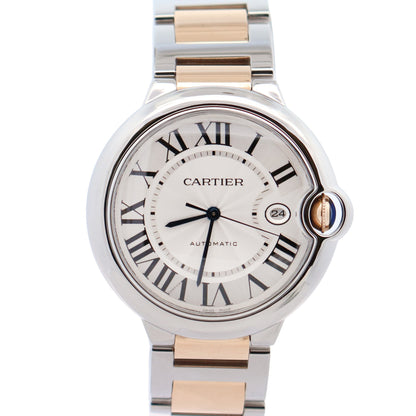 Cartier Ballon Bleu 42mm White Dial Watch Ref# W69009Z3 - Happy Jewelers Fine Jewelry Lifetime Warranty