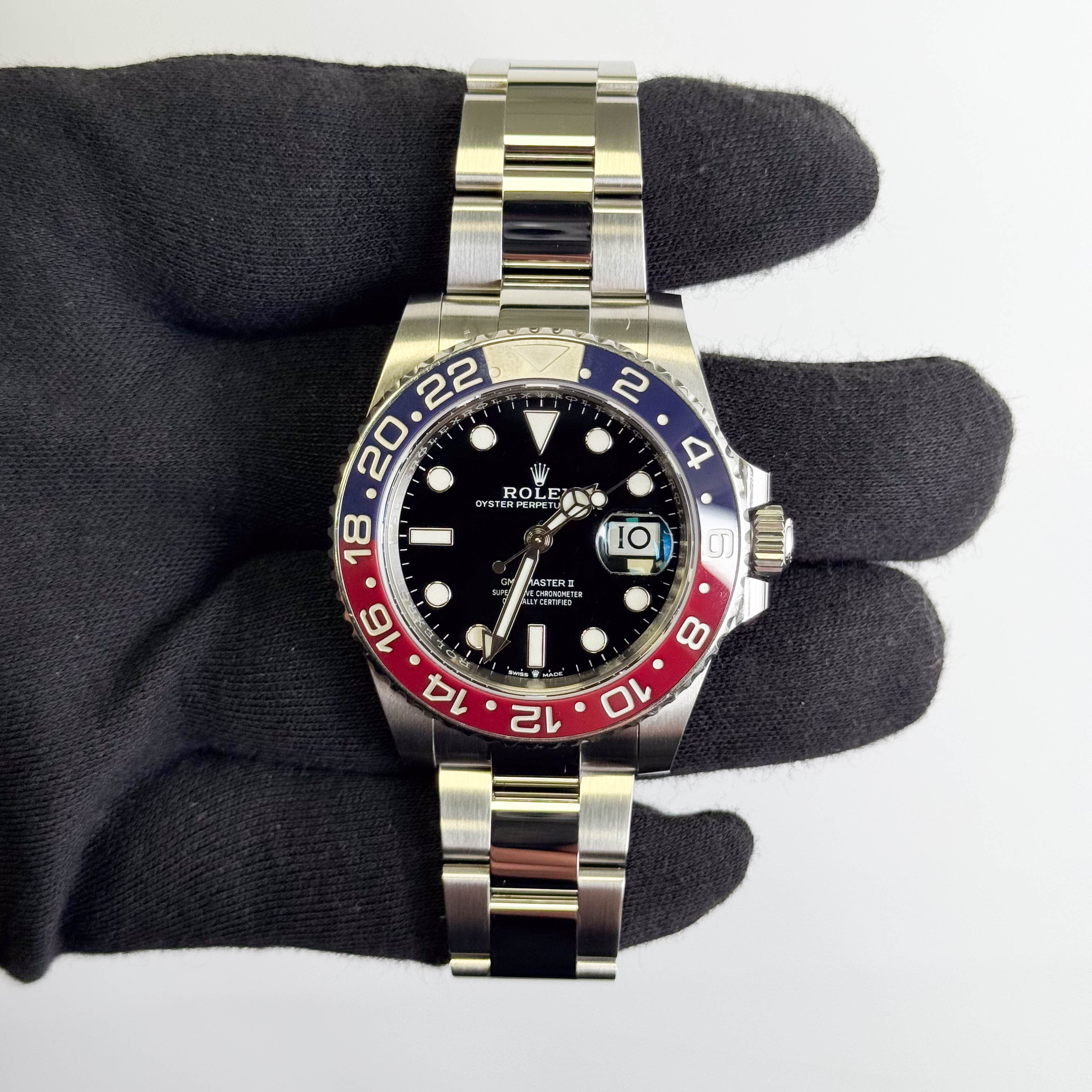 Rolex GMT Master II 40mm Black Dial Watch Ref# 126710BLRO