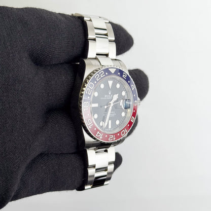 Rolex GMT Master II 40mm Black Dial Watch Ref# 126710BLRO