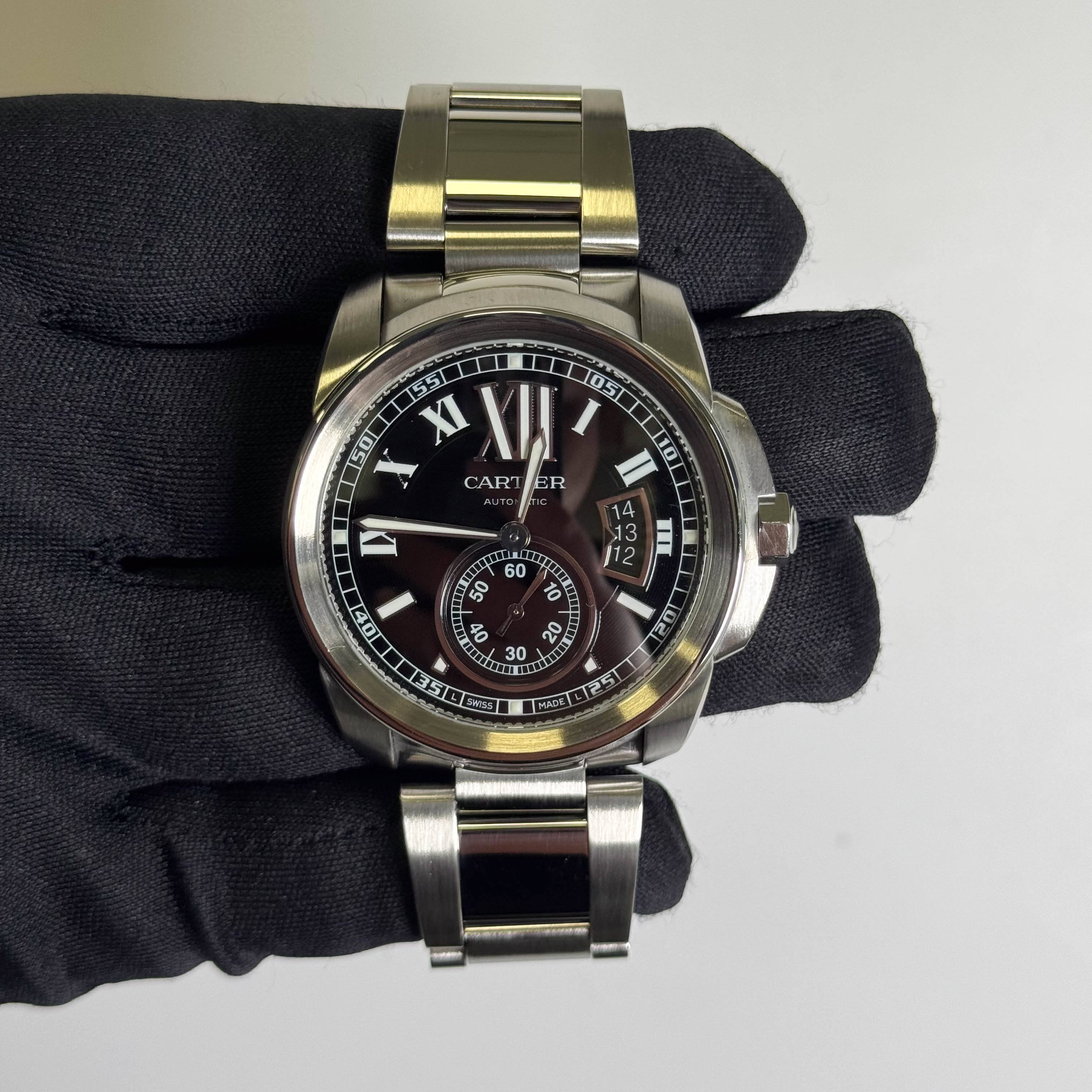 Cartier Calibre 42mm Black Dial Watch Ref# W7100016