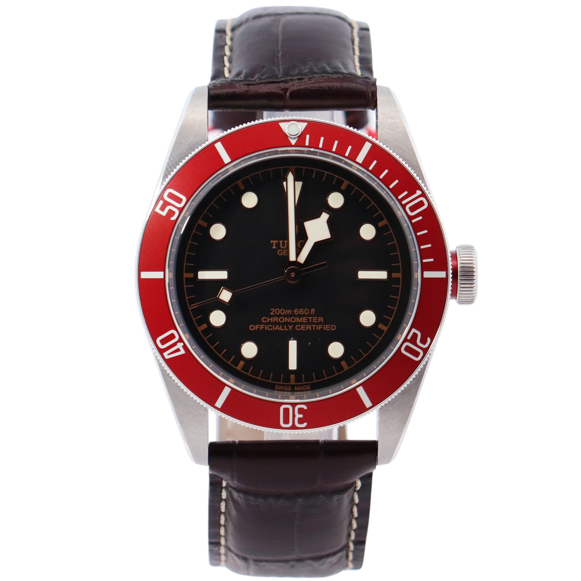 Tudor Black Bay 41mm Black Dial Watch Ref# 79230R - Happy Jewelers Fine Jewelry Lifetime Warranty