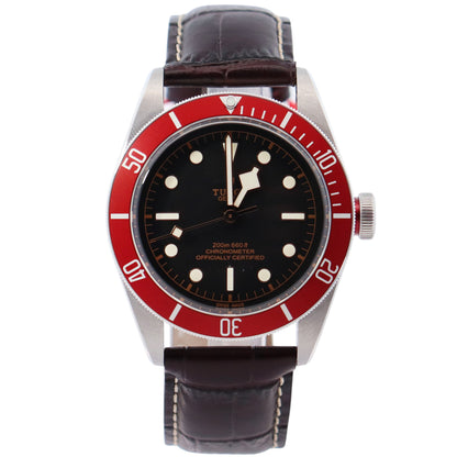 Tudor Black Bay 41mm Black Dial Watch Ref# 79230R - Happy Jewelers Fine Jewelry Lifetime Warranty