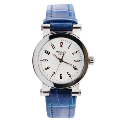 Movado Vizio 25.5mm White Dial Watch Ref# 83 E1 848 - Happy Jewelers Fine Jewelry Lifetime Warranty