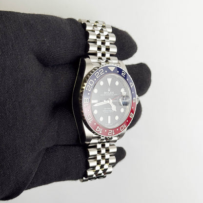 Rolex GMT Master II 40mm Black Dial Watch Ref# 126710BLRO
