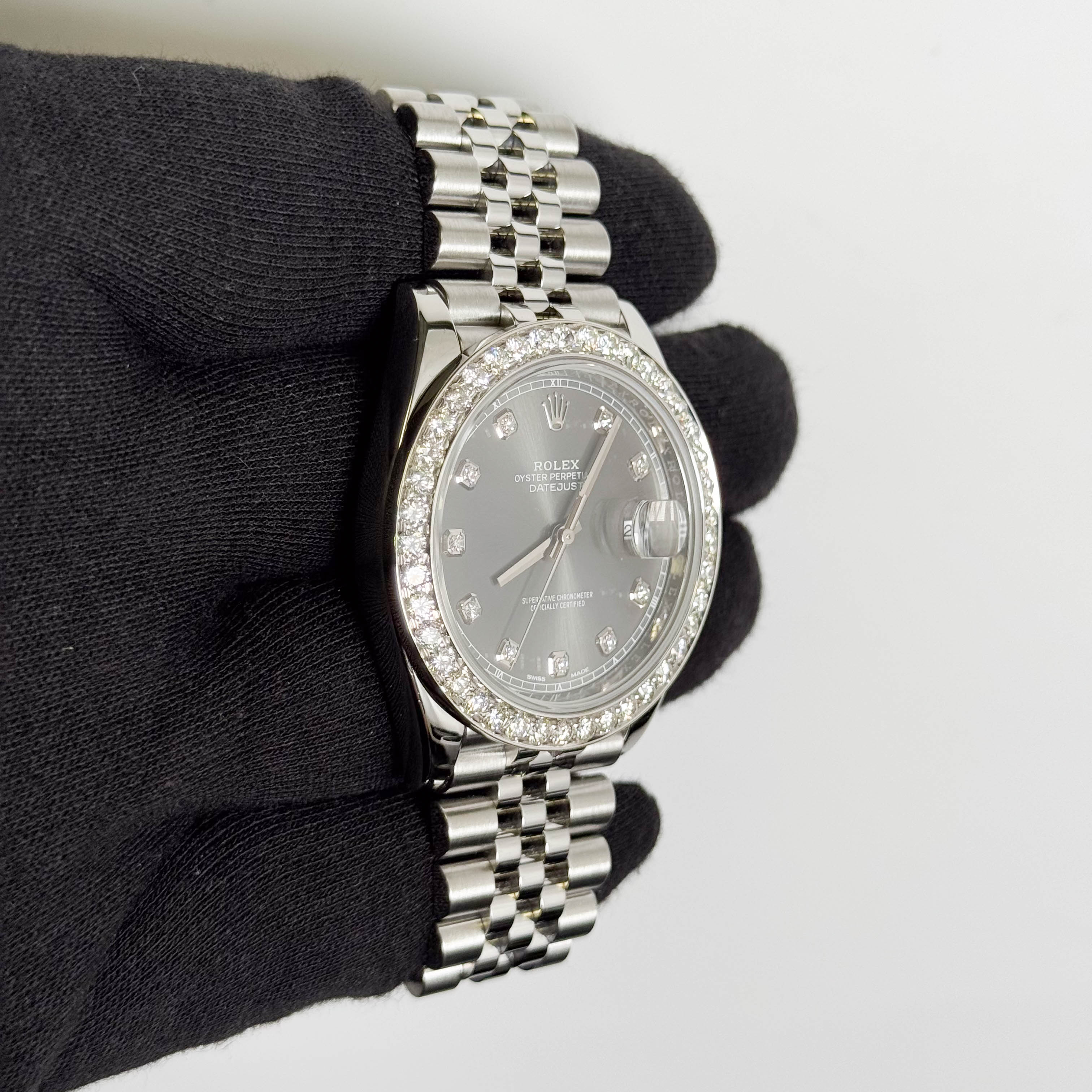 Rolex Datejust 41mm Rhodium Dial Watch Ref# 126334