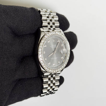 Rolex Datejust 41mm Rhodium Dial Watch Ref# 126334