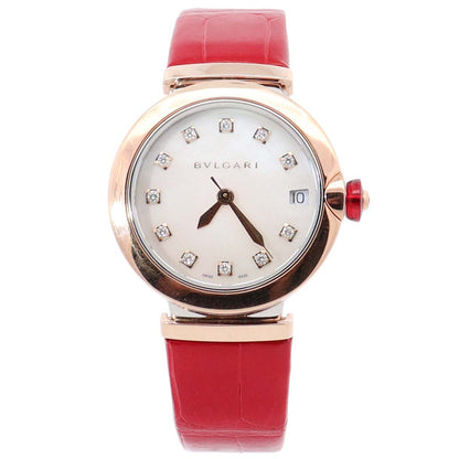 Bvlgari Lvcea 33mm MOP Dial Watch Ref# 102639 - Happy Jewelers Fine Jewelry Lifetime Warranty
