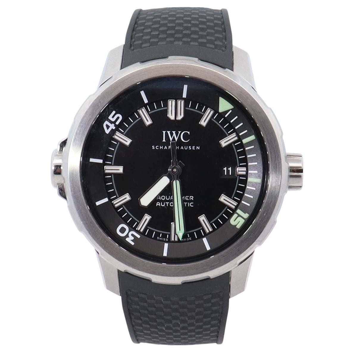IWC Aquatimer 42mm Black Dial Watch Ref# IW328802 - Happy Jewelers Fine Jewelry Lifetime Warranty