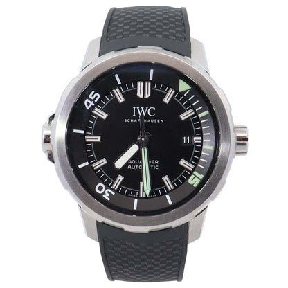 IWC Aquatimer 42mm Black Dial Watch Ref# IW328802 - Happy Jewelers Fine Jewelry Lifetime Warranty