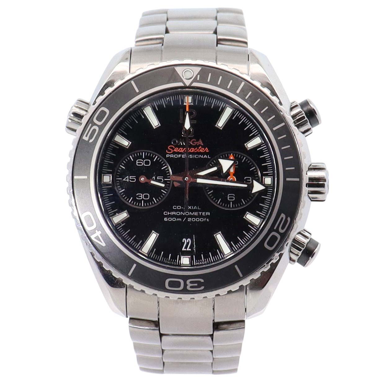 Omega Seamaster 45.5mm Black Dial Watch Ref# 232.30.46.51.01.001 - Happy Jewelers Fine Jewelry Lifetime Warranty