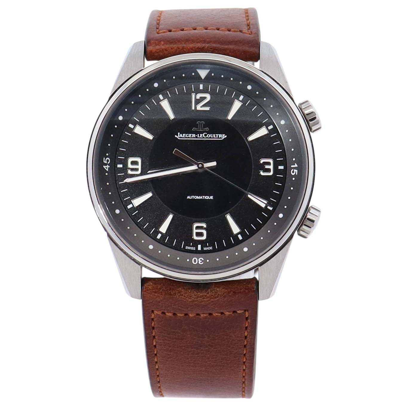 Jaeger-LeCoultre Polaris 41mm Black Dial Watch Ref# Q9008471 - Happy Jewelers Fine Jewelry Lifetime Warranty