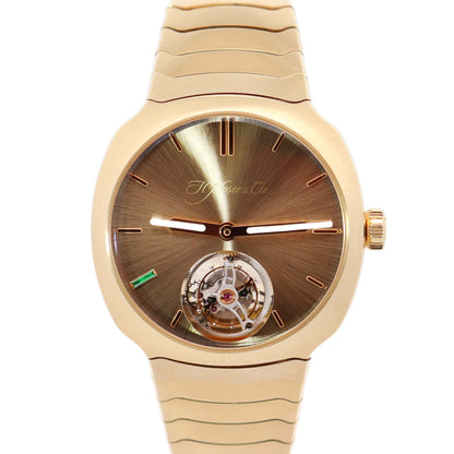 H. Moser & Cie Streamliner 40mm Champagne Dial Watch Ref# 6804-0700 - Happy Jewelers Fine Jewelry Lifetime Warranty