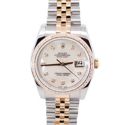 Rolex Datejust 36mm MOP Dial Watch Ref# 116233 - Happy Jewelers Fine Jewelry Lifetime Warranty