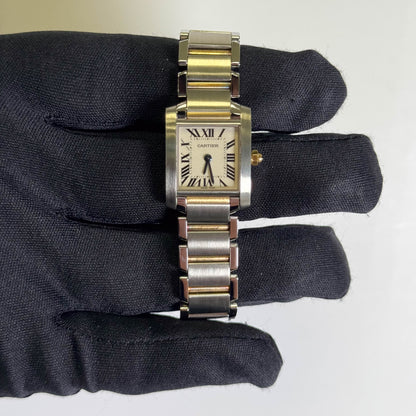 Cartier Tank 20mm White Dial Watch Ref# W51007Q4