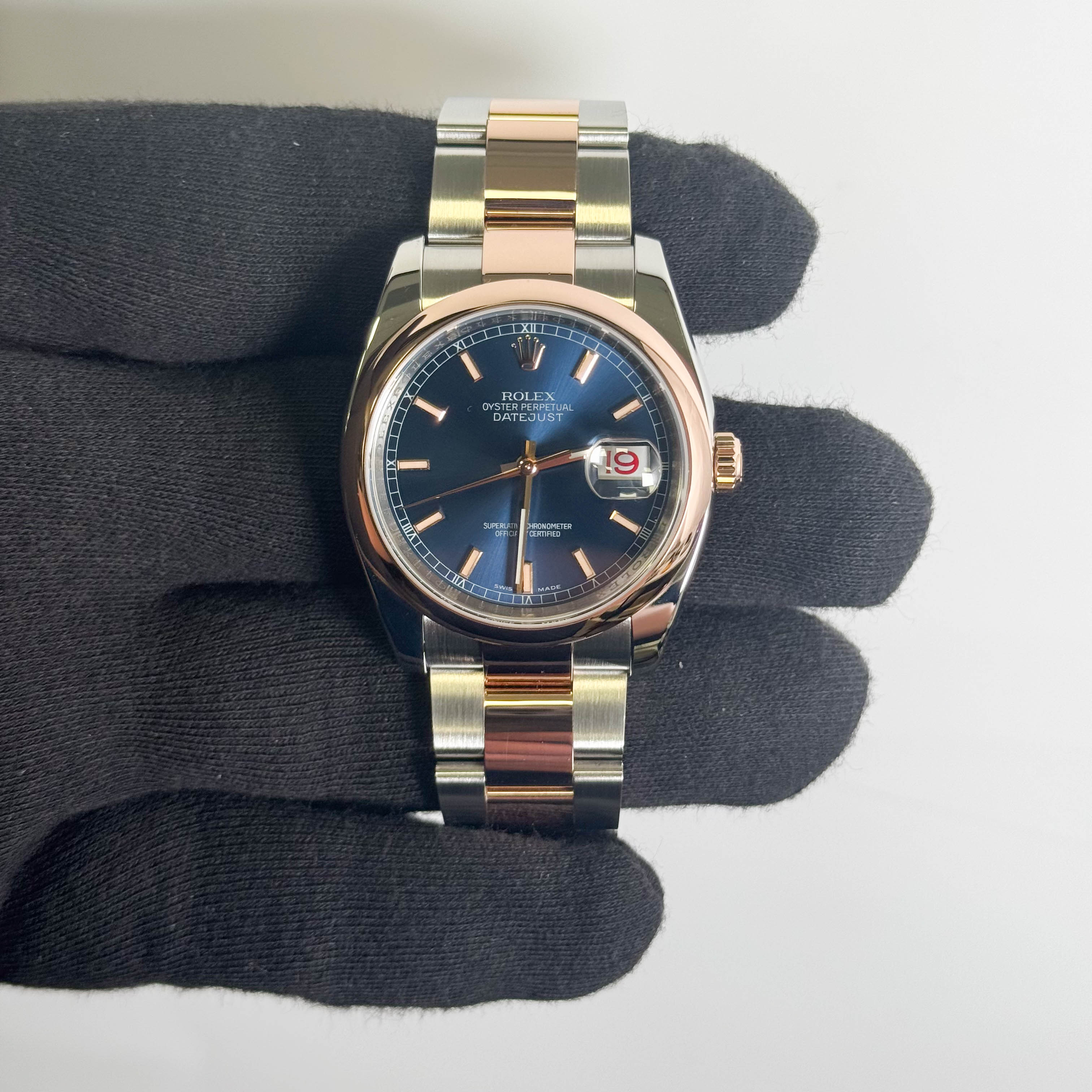 Rolex Datejust 36mm Blue Dial Watch Ref# 116201