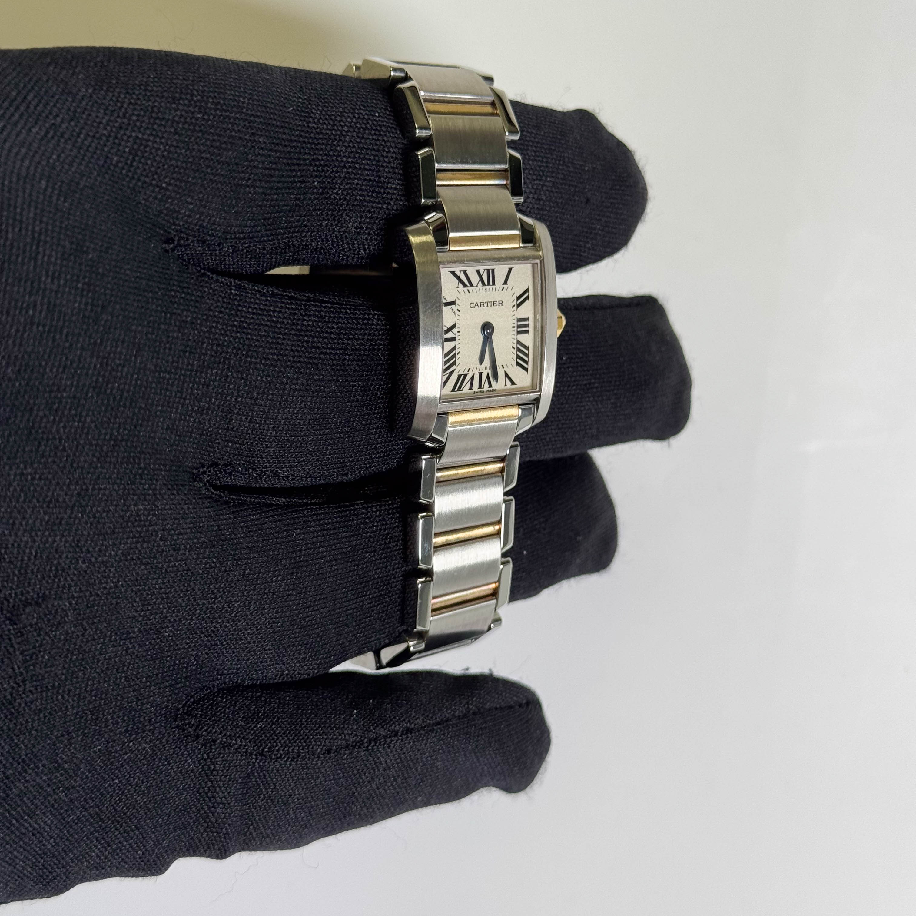 Cartier Tank 20mm White Dial Watch Ref# W51007Q4