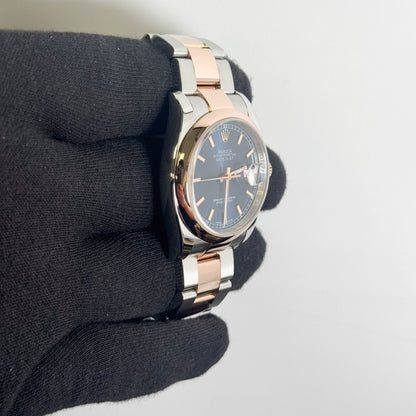 Rolex Datejust 36mm Blue Dial Watch Ref# 116201