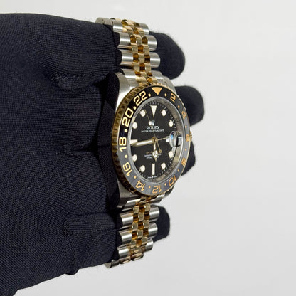 Rolex GMT-Master II Guinness 40mm Black Dial Watch Ref# 126713GRNR - Happy Jewelers Fine Jewelry Lifetime Warranty