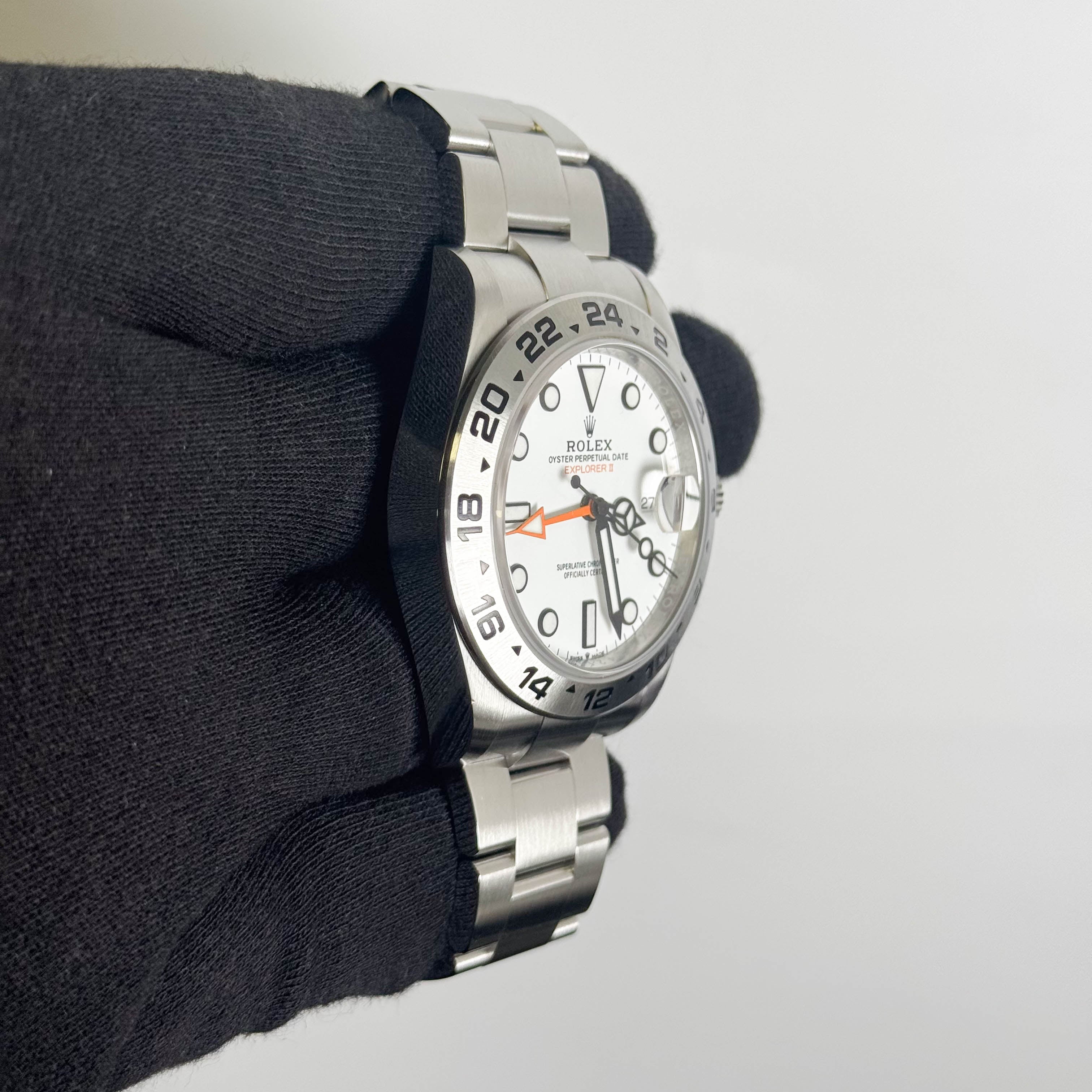 Rolex Explorer II 42mm White Dial Watch Ref# 226570
