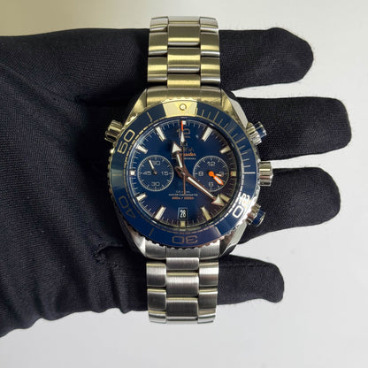 Omega Seamaster 45.50mm Blue Dial Watch Ref# 215.30.46.51.03.001