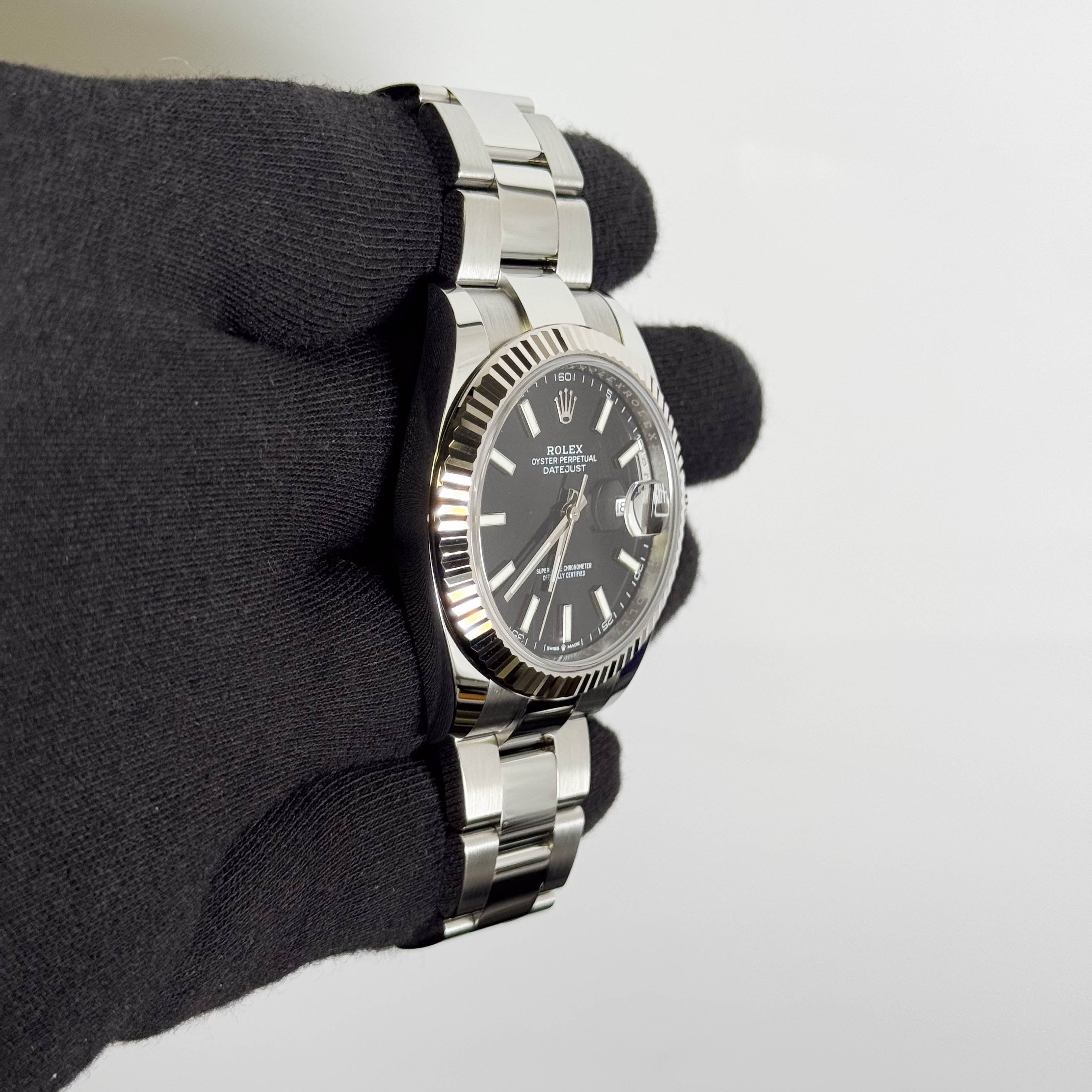 Rolex Datejust 41mm Black Dial Watch Ref# 126334