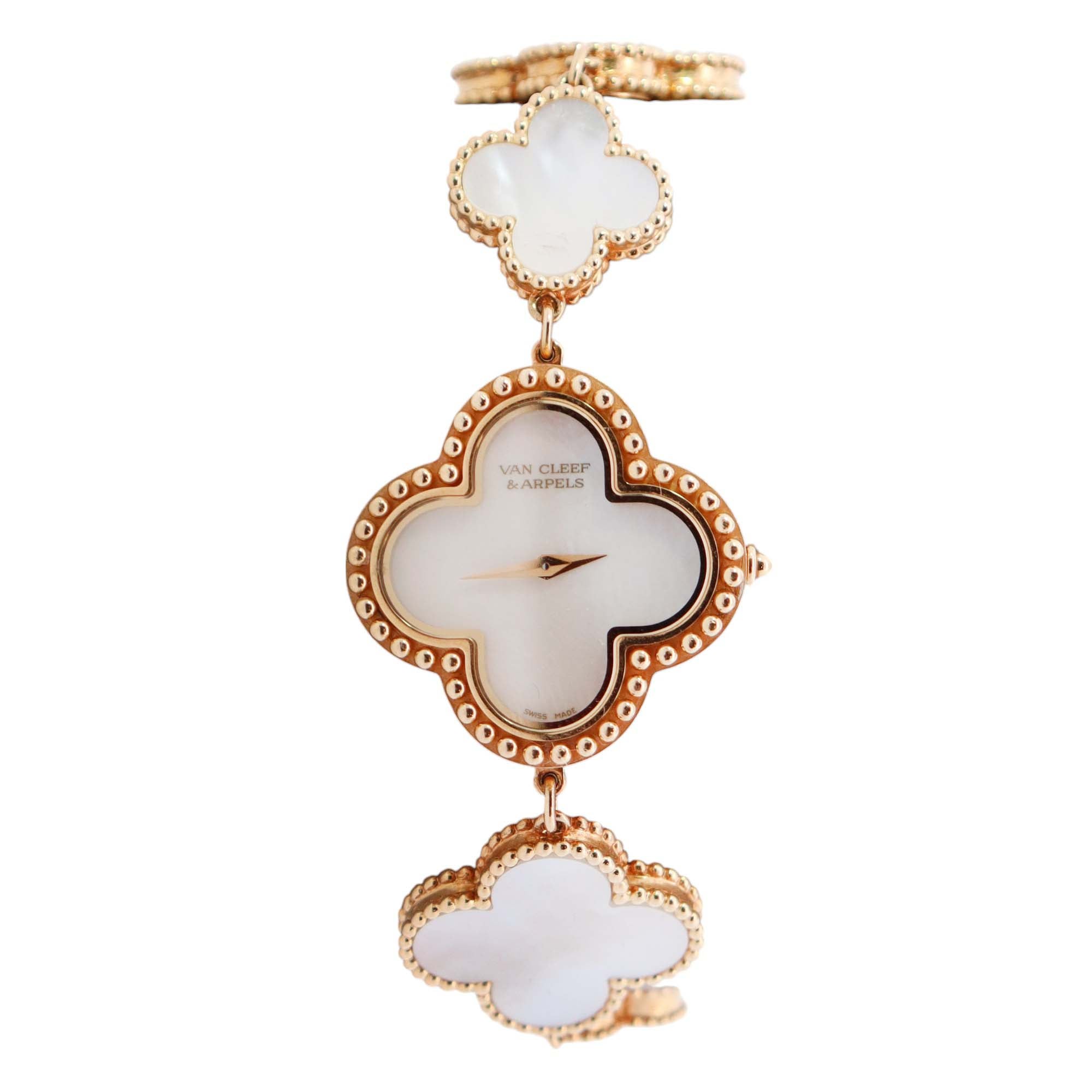 Van Cleef & Arpels Alhambra 26mm MOP Dial Watch Ref# HH46130 - Happy Jewelers Fine Jewelry Lifetime Warranty