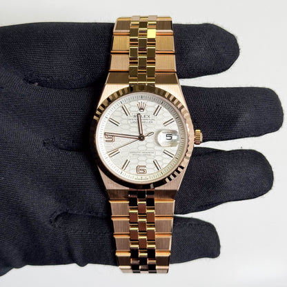 Rolex Land-Dweller 36mm White Dial Watch Ref# 127235 - Happy Jewelers Fine Jewelry Lifetime Warranty