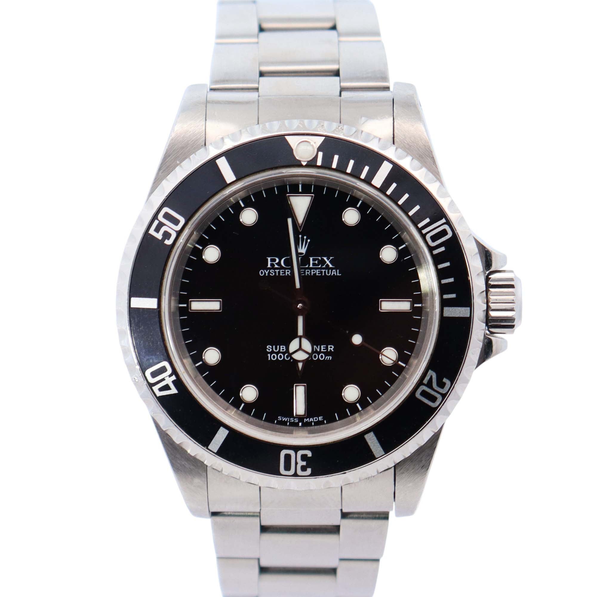 Rolex Submariner 40mm Black Dial Watch Ref# 14060 - Happy Jewelers Fine Jewelry Lifetime Warranty