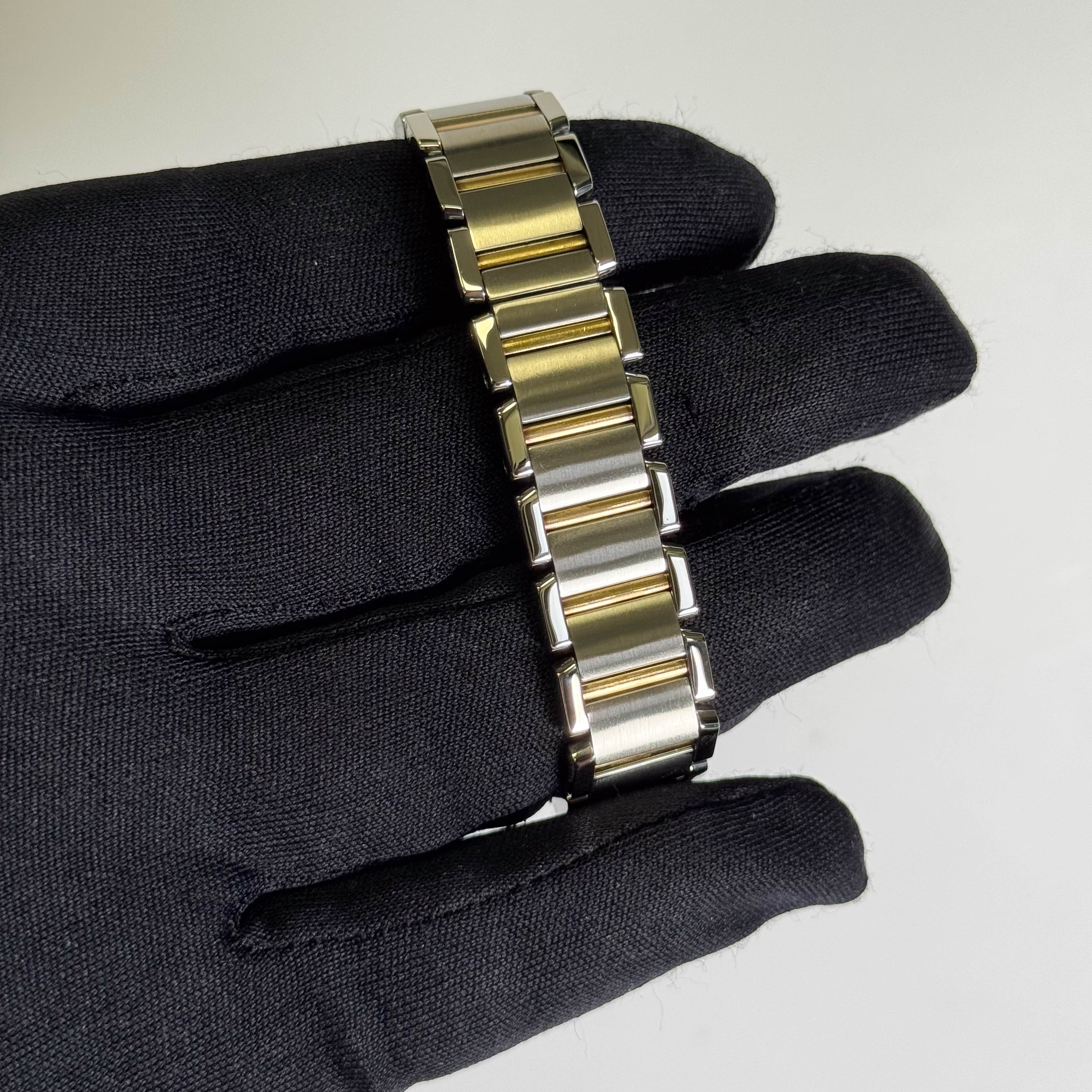 Cartier Tank 20mm Pink Dial Watch Ref# W51027Q4