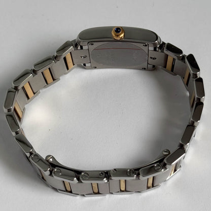 Cartier Tank 20mm Pink Dial Watch Ref# W51027Q4