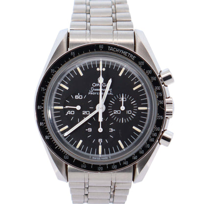 Omega Speedmaster 42mm Black Dial Watch Ref# 145.022 - Happy Jewelers Fine Jewelry Lifetime Warranty