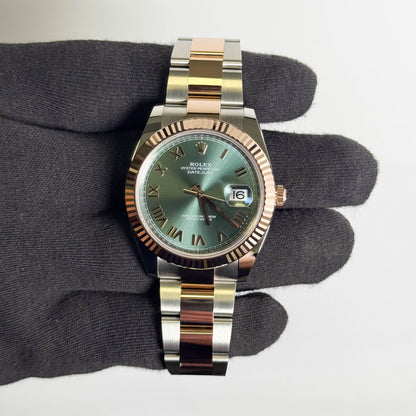 Rolex Datejust 41mm Rhodium Dial Watch Ref# 126331