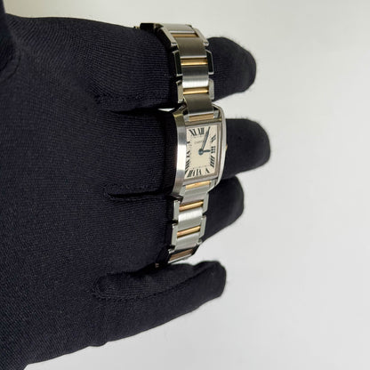 Cartier Tank 20mm White Dial Watch Ref# W51007Q4