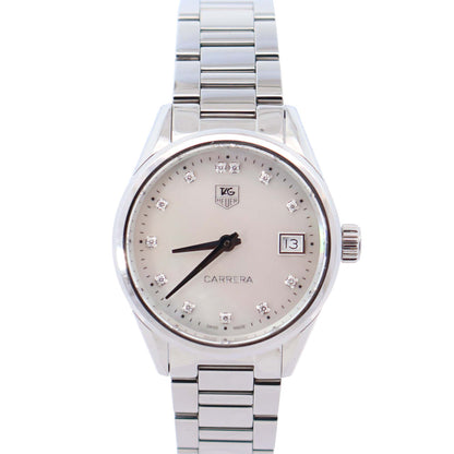 Tag Heuer Carrera 32mm MOP Dial Watch Ref# WAR1314 - Happy Jewelers Fine Jewelry Lifetime Warranty