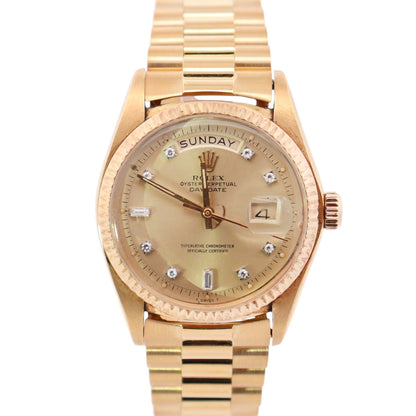 Rolex Day-Date 36mm Champagne Dial Watch Ref# 1803 - Happy Jewelers Fine Jewelry Lifetime Warranty