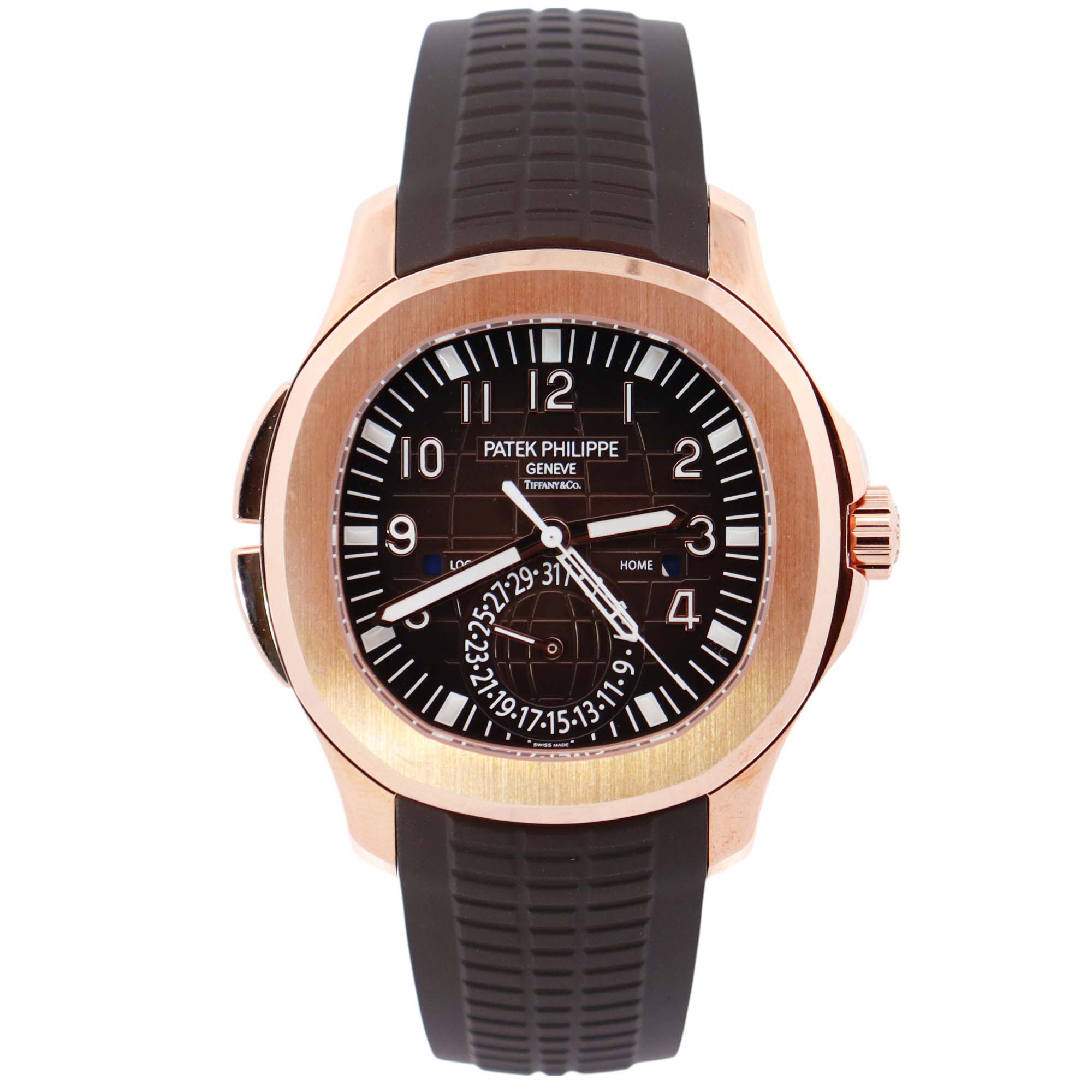 Patek Philippe Aquanaut TIFFANY STAMPED 40mm Brown Dial Watch Ref# 5164R-001 - Happy Jewelers Fine Jewelry Lifetime Warranty