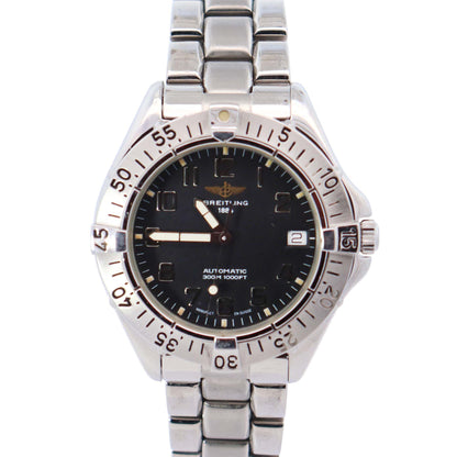 Breitling Colt 37mm Black Dial Watch Ref# A17035 - Happy Jewelers Fine Jewelry Lifetime Warranty