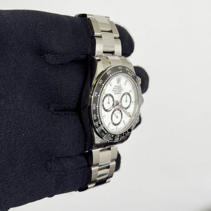 Rolex Daytona 40mm White Dial Watch Ref# 126500LN - Happy Jewelers Fine Jewelry Lifetime Warranty