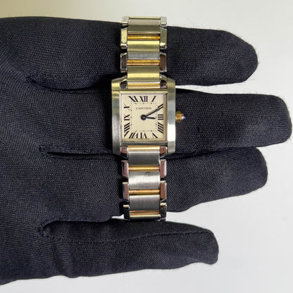 Cartier Tank 20mm White Dial Watch Ref# W51007Q4 - Happy Jewelers Fine Jewelry Lifetime Warranty