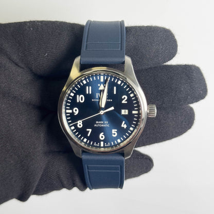 IWC Pilot's Watch Mark XX 43mm Blue Dial Watch Ref# IW328203