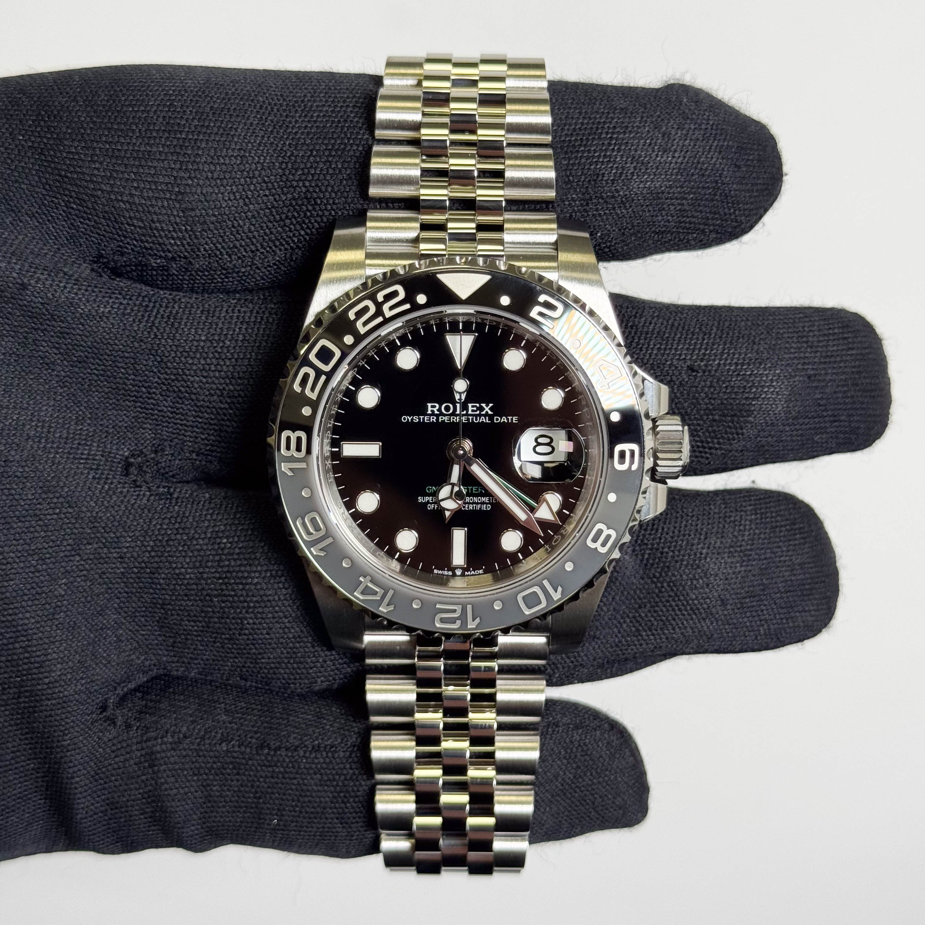 Rolex GMT-Master II 40mm Black Dial Watch Ref# 126710GRNR - Happy Jewelers Fine Jewelry Lifetime Warranty