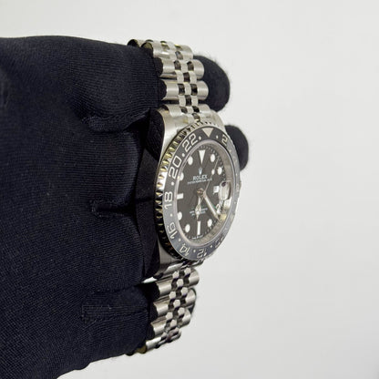 Rolex GMT-Master II 40mm Black Dial Watch Ref# 126710GRNR - Happy Jewelers Fine Jewelry Lifetime Warranty