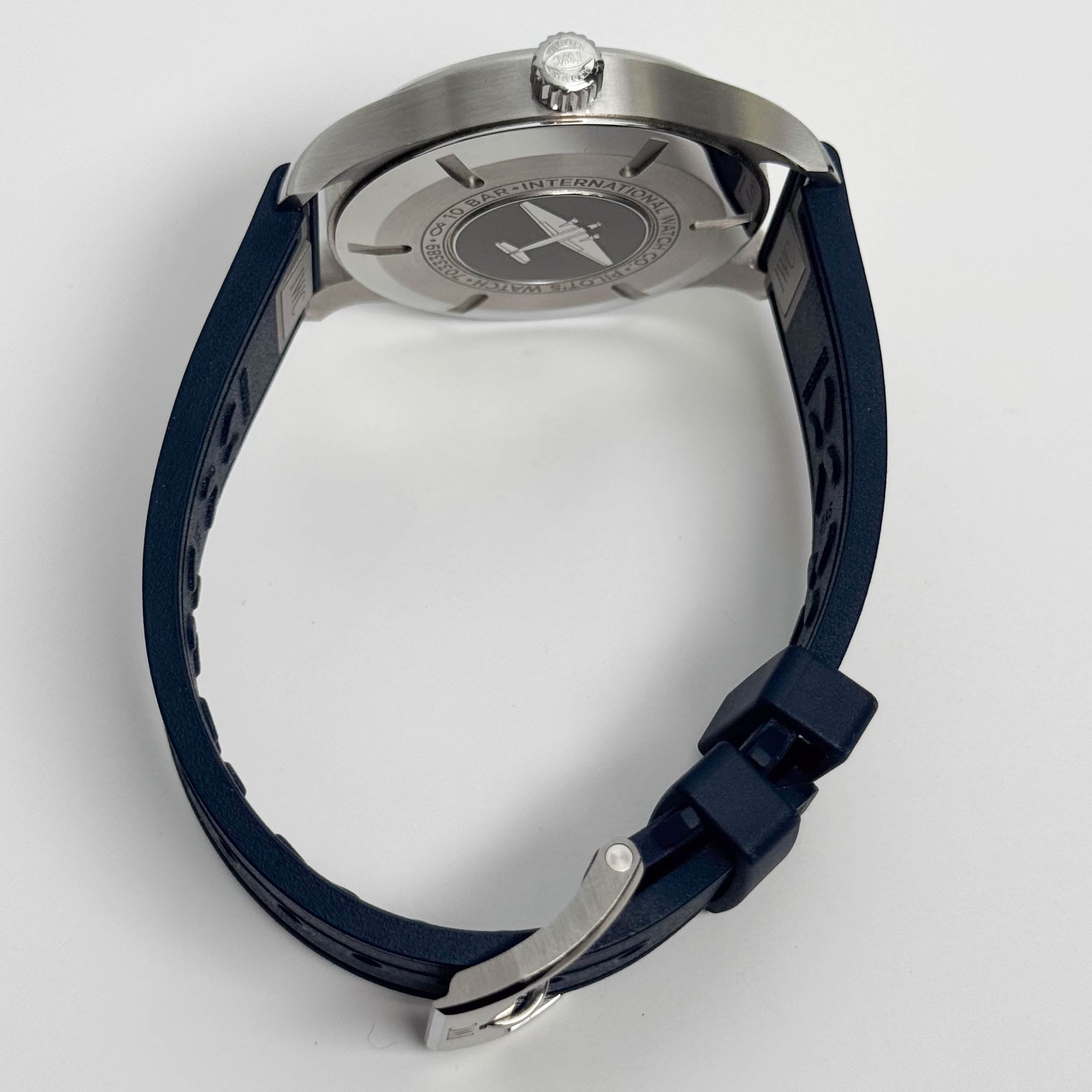 IWC Pilot's Watch Mark XX 43mm Blue Dial Watch Ref# IW328203