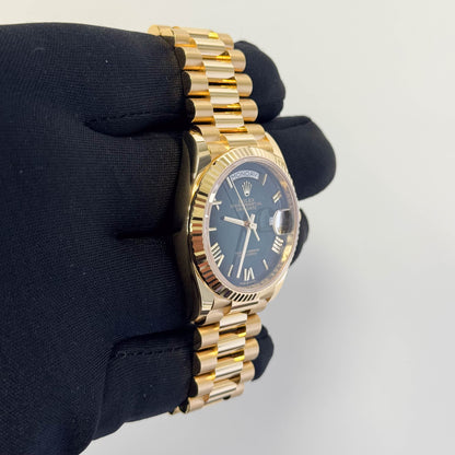 Rolex Day-Date 36mm Green Ombre Dial Watch Ref# 128238 - Happy Jewelers Fine Jewelry Lifetime Warranty