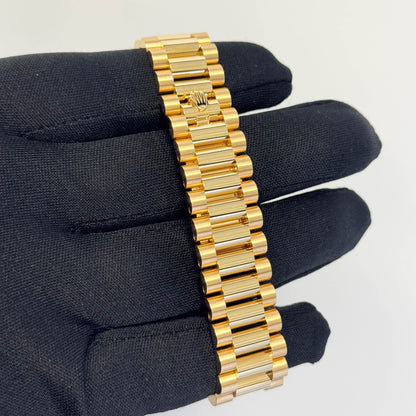 Rolex Day-Date 36mm Green Ombre Dial Watch Ref# 128238 - Happy Jewelers Fine Jewelry Lifetime Warranty